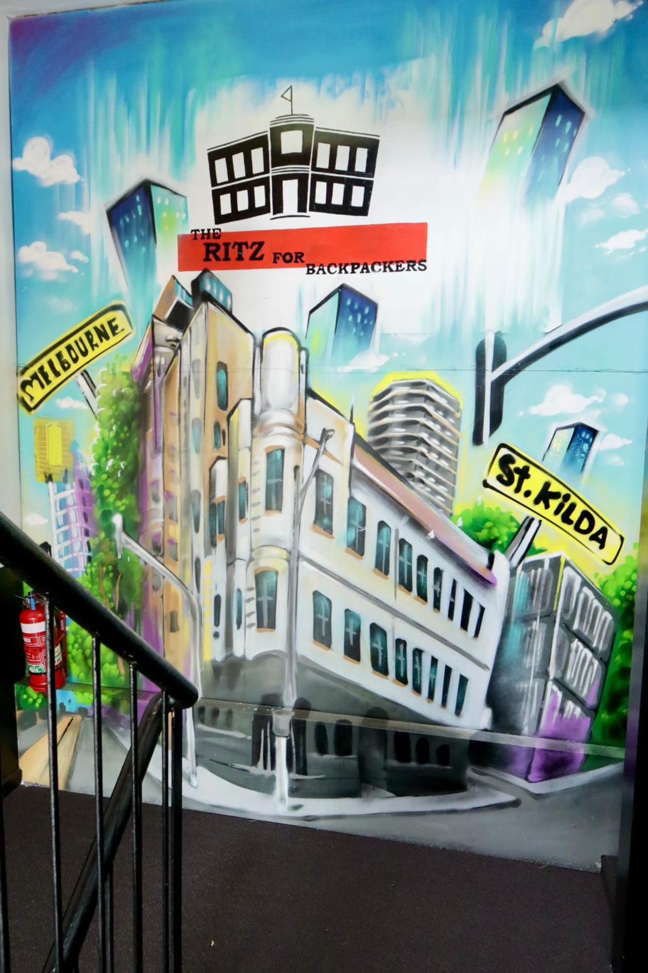 Ritz For Backpackers Pansiyon Melbourne Dış mekan fotoğraf